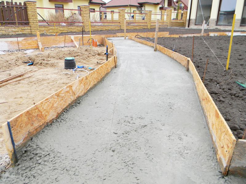 Concrete Driveway in Progress