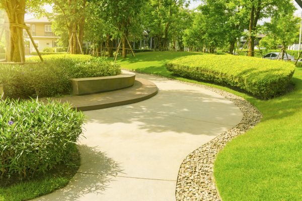 Cement Walkway Installation in Eugene