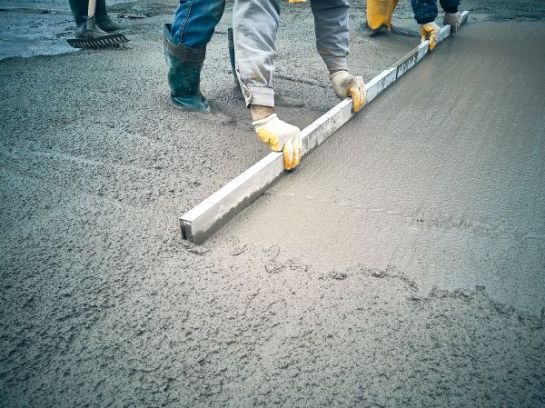 Cement Slab Installation in Eugene