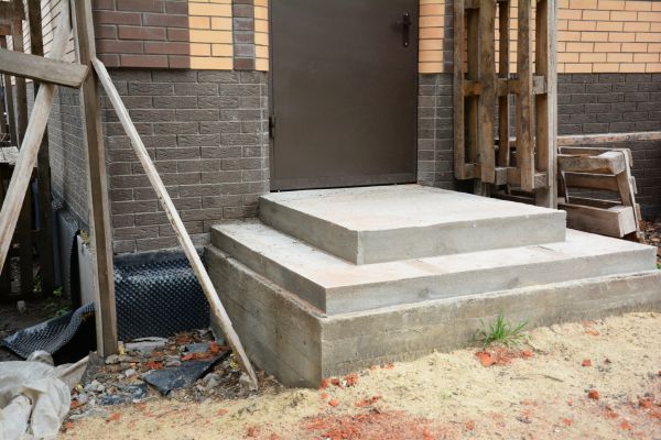 Cement Steps Construction in Eugene