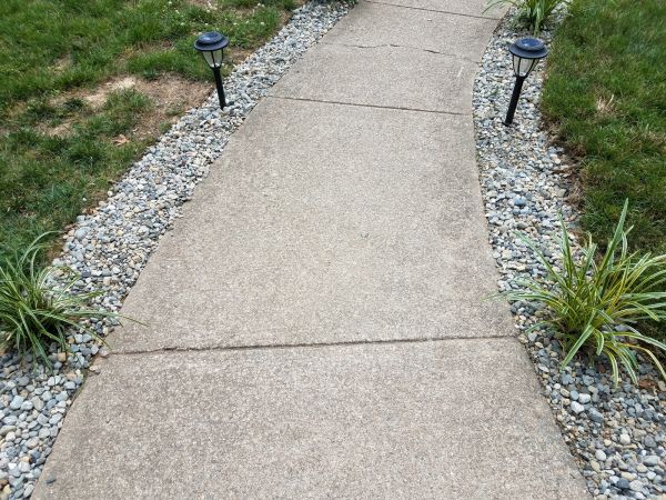 Cement Path Construction in Eugene